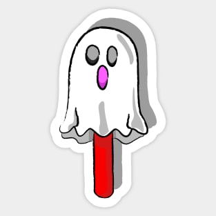 Ghost Lollipop - Hauntingly Delicious Treat Sticker